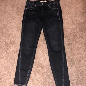 AMO black crop jeans size 27